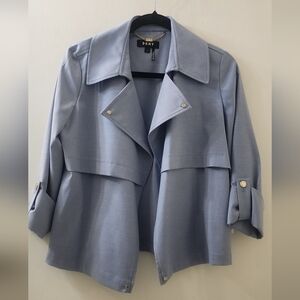 New DKNY Women's Blue Jacket, Size 4.